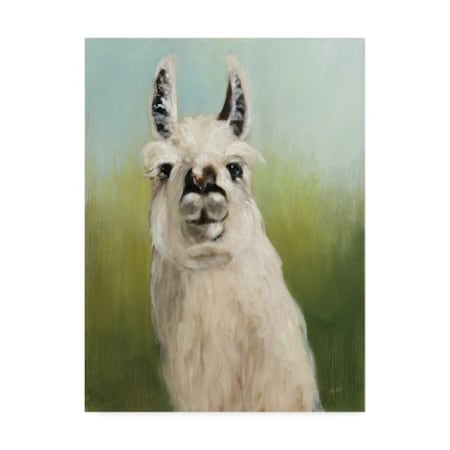 Julia Purinton 'Whos Your Llama I' Canvas Art,18x24